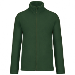 FALCO - FULL ZIP MICROFLEECE JACKET, Forest Green под Нанесение логотипа