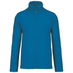 FALCO - FULL ZIP MICROFLEECE JACKET, Tropical Blue под Нанесение логотипа