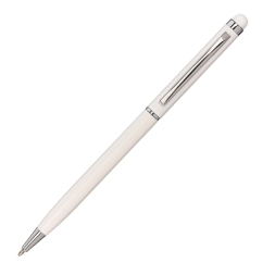 Ручка-стилус алюминиевая поворотная черные чернила под Нанесение логотипа