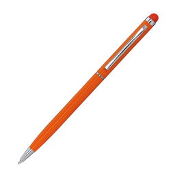 Ручка-стилус алюминиевая поворотная черные чернила под Нанесение логотипа