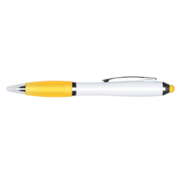 Ручка-стилус пластиковая поворотная под Нанесение логотипа