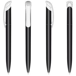 Ручка пластиковая 'Clear' (Ritter Pen) под Нанесение логотипа