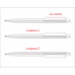 Ручка пластиковая 'Crest' (Ritter Pen) под Нанесение логотипа