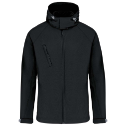 MEN`S DETACHABLE HOODED SOFTSHELL JACKET под Нанесение логотипа