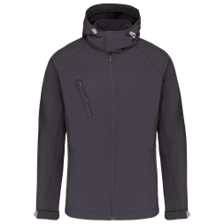 MEN`S DETACHABLE HOODED SOFTSHELL JACKET под Нанесение логотипа