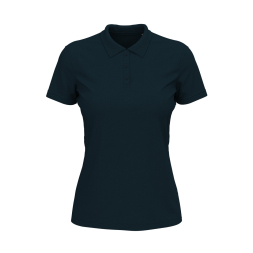 LUX POLO Short sleeve polo shirt for women, Marina Blue под Нанесение логотипа