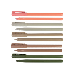 Ручка кулькова OPTIMA HYPE TREND 0,7 mm. Корпус асорті, пише синім под Нанесение логотипа