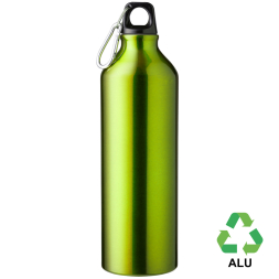 Пляшка з переробленого алюмінію 'Gerda' 750 мл под Нанесение логотипа