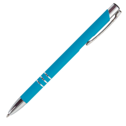 Ручка TRINA SLIM soft touch, металл под Нанесение логотипа
