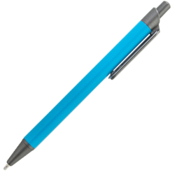 Ручка ZELDA з темно-серыми элементами, металл под Нанесение логотипа