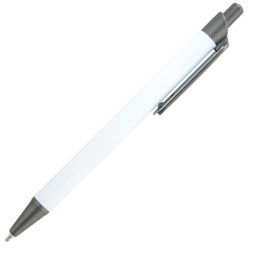 Ручка ZELDA с плоским клипом, металл под Нанесение логотипа