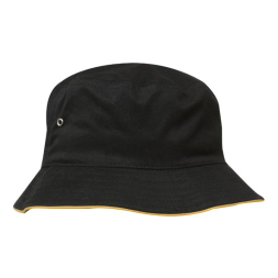 BRUSHED SPORTS TWILL BUCKET HAT под Нанесение логотипа