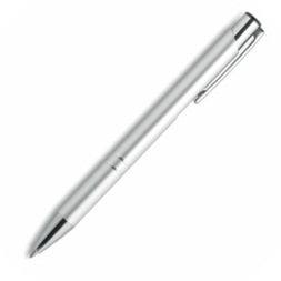 Ручка металлическая DUNA с насечками под Нанесение логотипа