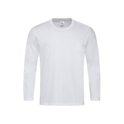 Comfort Long Sleeve Men, White под Нанесение логотипа