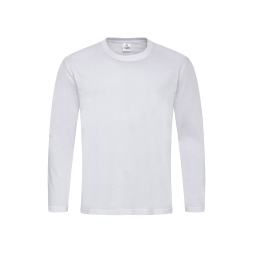 Classic Long Sleeve Men, White под Нанесение логотипа