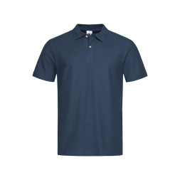 Polo Men, Navy Blue под Нанесение логотипа