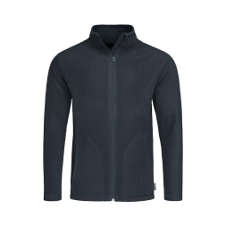 Active Fleece Jacket Man, Blue Midnight под Нанесение логотипа