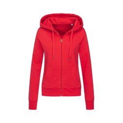 Active Sweatjacket, Crimson Red под Нанесение логотипа