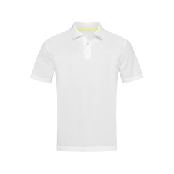 Active 140 Polo, White под Нанесение логотипа