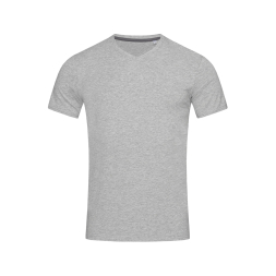 Clive (V-neck), Grey Heather под Нанесение логотипа
