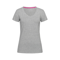 Claire (V-neck), Grey Heather под Нанесение логотипа