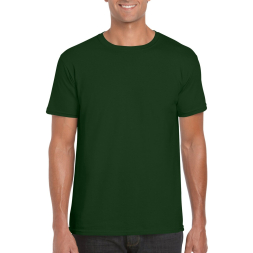 SOFTSTYLE® ADULT T-SHIRT, Forest Green под Нанесение логотипа