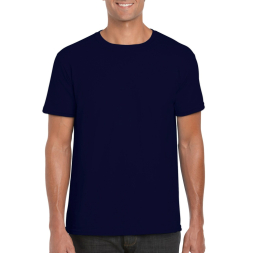 SOFTSTYLE® ADULT T-SHIRT, Navy под Нанесение логотипа