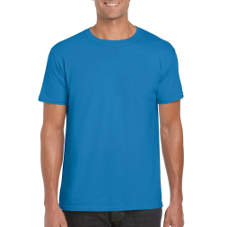 SOFTSTYLE® ADULT T-SHIRT, Sapphire под Нанесение логотипа