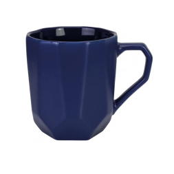 Чашка керамічна Optima promo MODERN 320 мл, синя под Нанесение логотипа