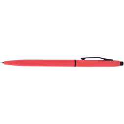 Ручка кулькова Optima promo LONDON. Корпус рожевий, пише синім под Нанесение логотипа