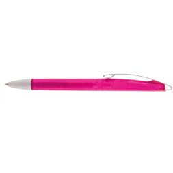 Ручка кулькова Optima promo MEXICO. Корпус рожевий, пише синім под Нанесение логотипа
