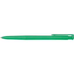 Ручка кулькова Economix promo VALENCIA. Корпус зелений, пише синім под Нанесение логотипа