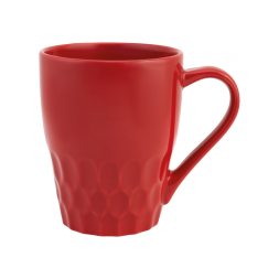 Чашка керамічна Economix promo CASSANDRA, червона под Нанесение логотипа