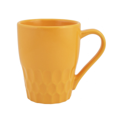 Чашка керамічна Economix promo CASSANDRA, жовта под Нанесение логотипа