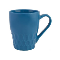 Чашка керамічна Economix promo CASSANDRA, синя под Нанесение логотипа