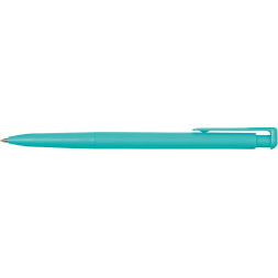 Ручка кулькова Economix promo VALENCIA. Корпус бірюзовий, пише синім под Нанесение логотипа