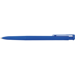 Ручка кулькова Economix promo VALENCIA. Корпус синій, пише синім под Нанесение логотипа