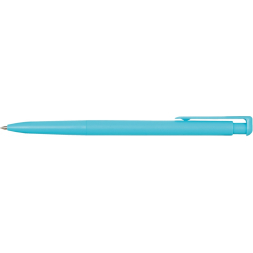 Ручка кулькова Economix promo VALENCIA. Корпус блакитний, пише синім под Нанесение логотипа