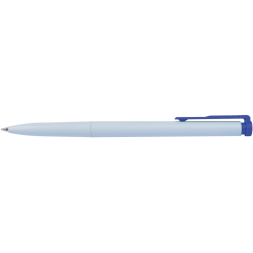 Ручка кулькова Economix promo DELHI. Корпус біло-синій, пише синім под Нанесение логотипа