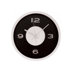 Годинник настінний металевий ART Economix PROMO чорний под Нанесение логотипа
