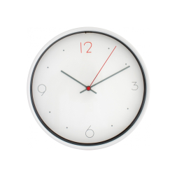 Годинник настінний OFFICE Economix PROMO білий под Нанесение логотипа