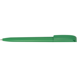 Ручка кулькова Economix promo GIRONA. Корпус зелений, пише синім под Нанесение логотипа
