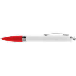 Ручка кулькова Economix promo PARIS. Корпус червоний, пише синім под Нанесение логотипа