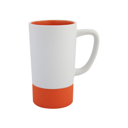 Чашка керамічна Economix promo RIO GRANDE, помаранчева под Нанесение логотипа