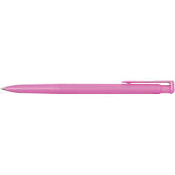 Ручка кулькова Economix promo VALENCIA. Корпус рожевий, пише синім под Нанесение логотипа