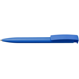 Ручка кулькова ECONOMIX PROMO MIAMI. Корпус синій, пише синім под Нанесение логотипа