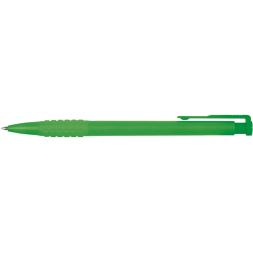 Ручка кулькова ECONOMIX MERCURY корпус зелений, пише синім под Нанесение логотипа