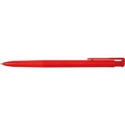 Ручка кулькова Economix promo VALENCIA. Корпус червоний, пише синім под Нанесение логотипа