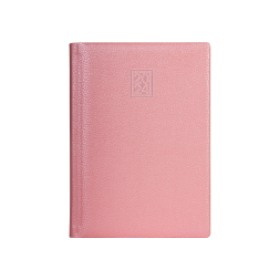 Щоденник датований 2022, ARMONIA, рожевий металік, кремовий блок, А5 под Нанесение логотипа
