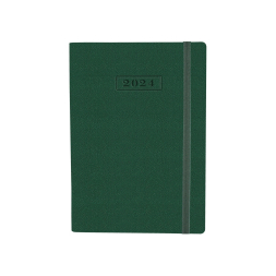 Щоденник датований 2022, NAMIB, зелений, А5, з гумкою без поролона под Нанесение логотипа